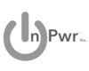 in pwr inc logo clear bw