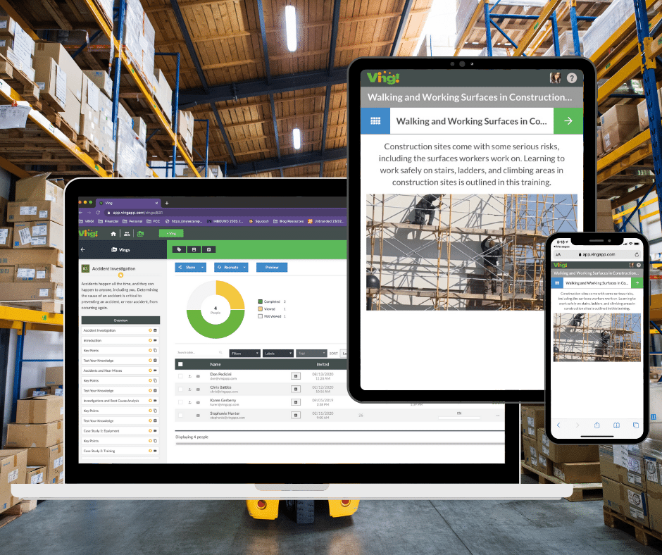 warehouse - this is ving on devices